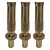 NP 3 Pcs 1/2 Inch Brass CNC Hose Nozzle