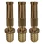 NP 3 Pcs 3/4 Inch Brass CNC Hose Nozzle