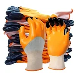 Nitrile Coated Safety Gloves, Cut Resistant, Tiger Print, Multipurpose, Washable & Durable