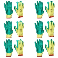 Premium Quality Nitrile Coated Safety Hand Gloves(Pack-6)