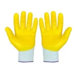 Safety Gloves Nitrile Coated, 13 Guage Cut Resistant, Industrial Work Gloves, Yellow