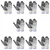 Gravitech Pair of 10 Nitrile Palm Coated Cut Level Safety Hand Gloves, GI-HS-20