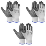 Gravitech Pair of 3 Nitrile Palm Coated Cut Level Safety Hand Gloves, GI-HS-20