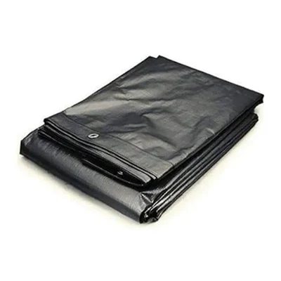 Noble Crop Science Black HDPE Waterproof Tarpaulin Sheet With 175 GSM(Size-24 FT x 30 FT)