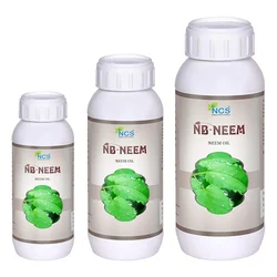 Noble Crop Science NB Neem | Natural and Water Soluble 345 PPM Neem Oil for Thrips, White Flies, Aphids, etc(Quantity-250 ml)