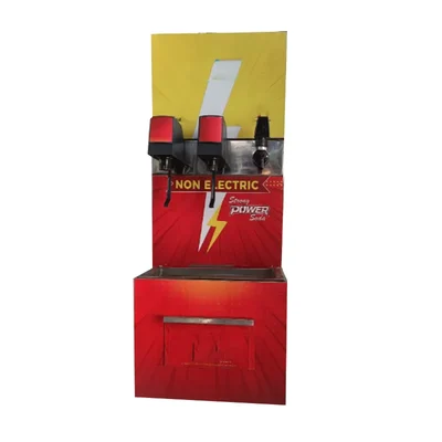 Table Top 2+1 Non-Electric Flavored and Plain Soda Vending Machine