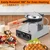 Commercial Stainless Steel Non Stick Bubble Waffle Baker 1.1 Kw