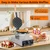 Commercial Stainless Steel Non Stick Bubble Waffle Baker 1.1 Kw
