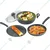 Skyline (Pack of 6) VTL-8700 Non-Stick Cookware Set, 240mm Frying Pan, 280mm Dosa Tawa and 240mm Kadhai With 1 year Warranty