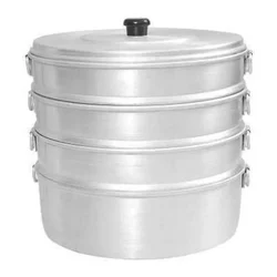 Aluminium 19 inch 4 Tier Momo Steamer