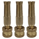 NP 3 Pcs 1/2 Inch Female Thread Brass CNC Nozzle