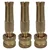 NP 3 Pcs 1/2 Inch Female Thread Brass CNC Nozzle