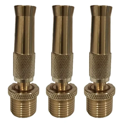 NP 3 Pcs 1/2 Inch Male Thread Brass CNC Nozzle