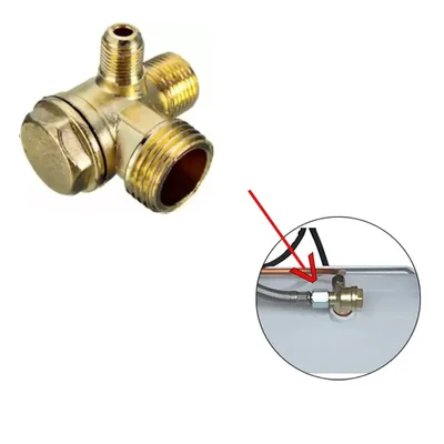 NRV (Non Return Valve) Brass for 24/25 Liter Oil Type Air Compressor