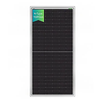 WAAREE 590W TOPCon N-Type Bifacial Solar Panel for Reliable Solar Power Generation and Dual Glass IP68