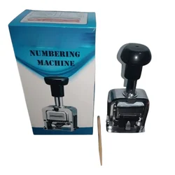 Economy Automatic 6 Digit Numbering Stamping Machine with Digit Pen for Repeat & Duplicate Numbering
