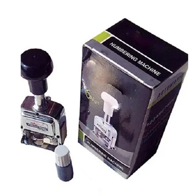 Heavy Duty 6 Digit Numerical Numbering Machine, 4mm Letter Size, Ideal for Stamping
