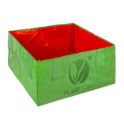 PLANT CARE Rectangular Grow Bag Size-24 X 24 X 12 inch - Heavy Duty HDPE for Vegetable Terrace Garden