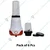 GLP Nutri Mix White Red Blender (Pack of 6 Pcs) For Blending, Mixing, and Juicing