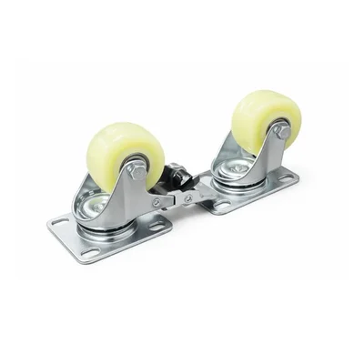 PERFECTO 2 Inch 150kg Load Capacity Pack of four pcs Furniture Trolley Nylon Castors Swivel Brake Wheel