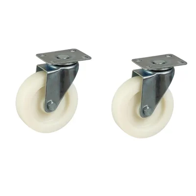 MI 100 x 50 mm 500 kg Load Capacity Nylon with Double Bearing Revolving Caster Wheel(Pack-2 pcs)