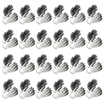 SIA Cut Resistant Pack of 24 Pairs Nitrile Coated Safety Gloves Grey White
