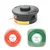Heavy Duty 25-2 Tap & Go Trimmer Head and 3mm, 50 Meters Round & Square Nylon Rope Combo for Brush Cutter