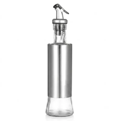 Smart Chef 500ml Kitchen Oil Dispenser Stainless Steel Jacket Drip Free ZJ-300 Pack of 1