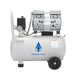Spear 40 Litres Oil Free Sound Less Air Compressor, 1 HP Motor and 116 Psi Max. Pressure With 1 Year Warranty