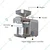 Multi Oil Seeds Press/Expeller Machine 6kg/hr, 400W with Free Accessories