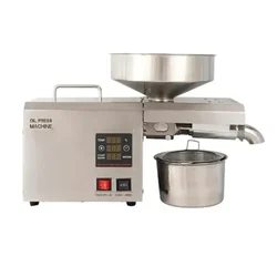 Domestic IMP-08TC Stainless Steel Oil Press Machine/Expeller, Capacity 4-8 kg/hr with Free Accessories  
