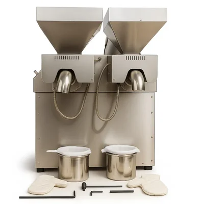 Commercial 3HP Oil Processing Machine, 90-100 kg/hr Capacity with 1 Yr Warranty & Free Accessories