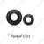 Oil Seal Set (Pack of 5) For 2 Stroke and 52 cc Engine Brush Cutter