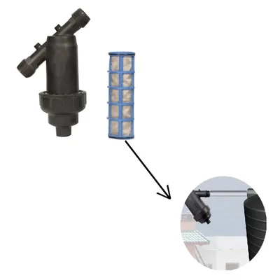 SUJAY Heavy Duty 10 Pcs 1 ½ inch bsp Plastic Screen Filter of Y Type