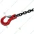 LIFIT 6mm Single Leg Grade 80 Lifting Chain Sling with Hook, Masterlink & chain Connector- 1 Ton Load Capacity(Size-2 meter)