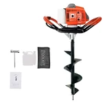 Mecstroke 2 Stroke 63 cc Earth Auger with 10 inch (254 mm) Drill Bit | Post Hole Digger Machine