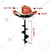 Mecstroke 2 Stroke 63 cc Earth Auger with 10 inch (254 mm) Drill Bit | Post Hole Digger Machine