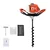 Mecstroke 2 Stroke 63 cc Earth Auger with 4 inch (101.6 mm) Drill Bit | Post Hole Digger Machine