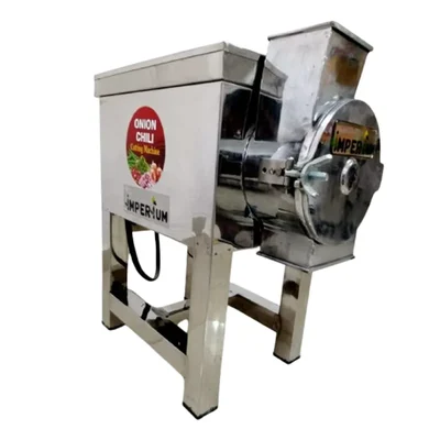 Imperium 1 HP Onion & Chili Cutter Machine with Single Phase 1HP Motor and 60 kg/hour Output Capacity