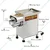 Stainless Steel Onion Cutter Machine with 1 HP Motor, Capacity 200-300 Kg/hr 