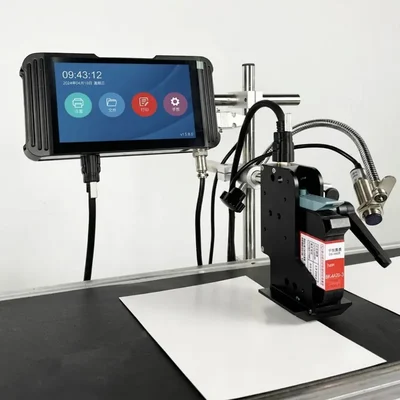 MF-204 Online TIJ Printer Industrial Batch Coding System for Carton, Plastic, Glass, and Metal Packaging