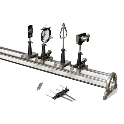 Reliant Lab Bi-Prism Assembly Complete with Optical Bench of Steel C.P Rods