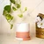 Ecofynd Orange & White Ceramic Plant Pots - 1 Pot | Used for Home and Garden Decor