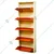 Expert 5.57 x 2.31 x 1 Feet 5 Shelves Wall Mounted Shoe Rack (Orange & Ivory Color)