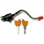Orange Electric Bicycle Ignition On/Off Key Switch with 2 Keys and 2-Wire Connector for E-Bike, Scooter, Universal Mount