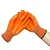 Premium Orange PVC Coated Safety Work Gloves with Knit Wrist For Industrial Usage(Pack-1 pair)