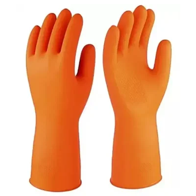Super Safety Premium Quality Rubber Safety Hand gloves(Pack-1 Pair)