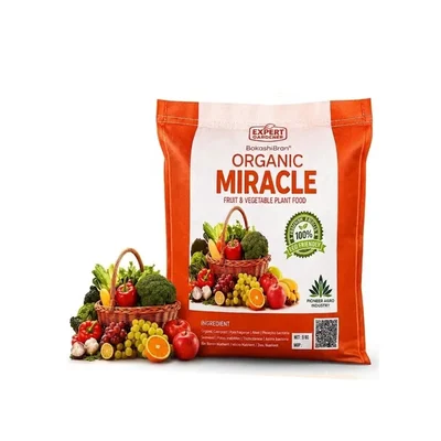 Pioneer Agro Organic Miracle 5 Kg | Fruit & Vegetable Plant Food Fertilizer | 100% Eco-Friendly Nutrient Booster