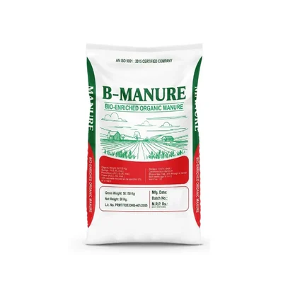 NSBCS Bio-Enriched Organic Manure 50 Kg Bio Fertilizer for Enhances Soil Health and Yield