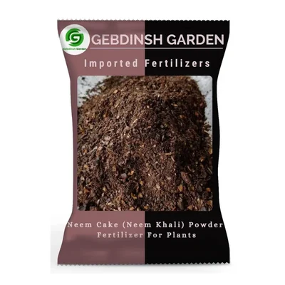GEBDINSH 1 KG Neem Cake Fertilizer Organic Plant Fertilizer Fast Growth 1 Pc